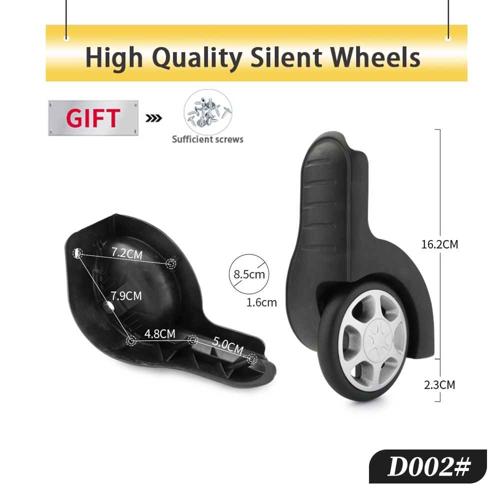 수하물 고정 고품질 캐스터 액세서리 수하물 휠 교체 침 - Silent Replacement Luggage Wheels 리뷰 및 가격