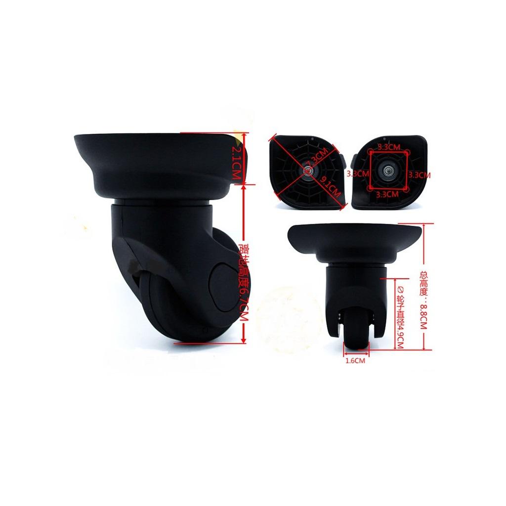여행 가방 바퀴 49mm PVC 이중 베어링 무소음 디 - Silent Replacement Luggage Wheels 리뷰 및 가격