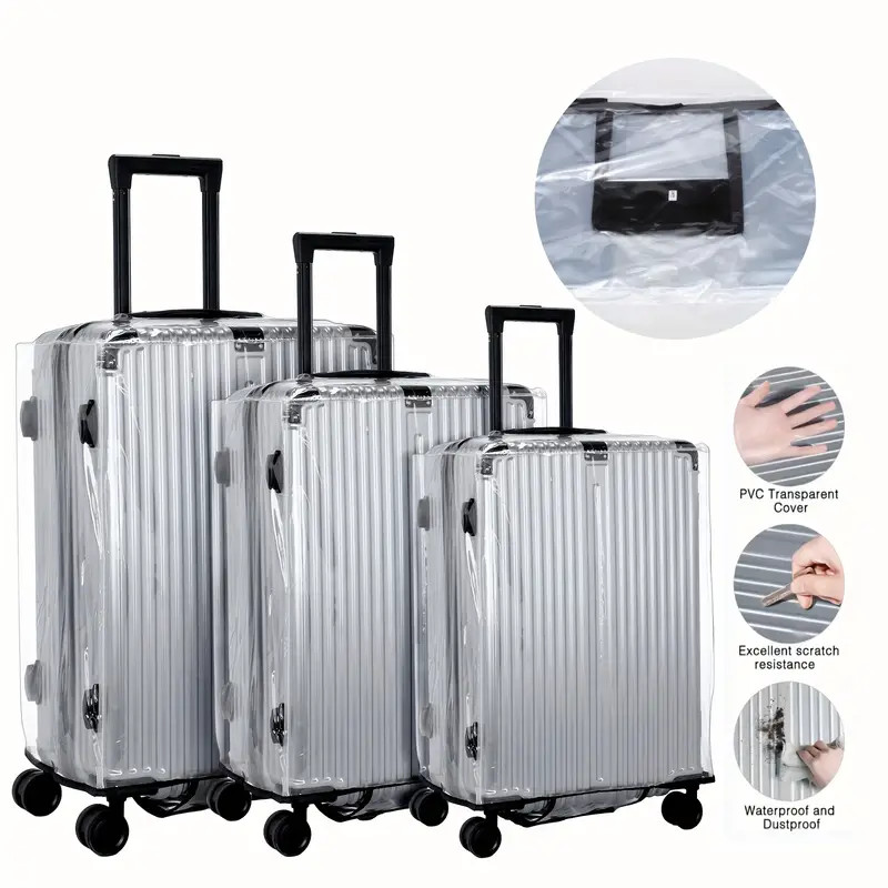 여행 가방 PVC 커버 보호대, 투명 수하물 커버, 방 - Waterproof Suitcase Cover Protector 리뷰 및 가격
