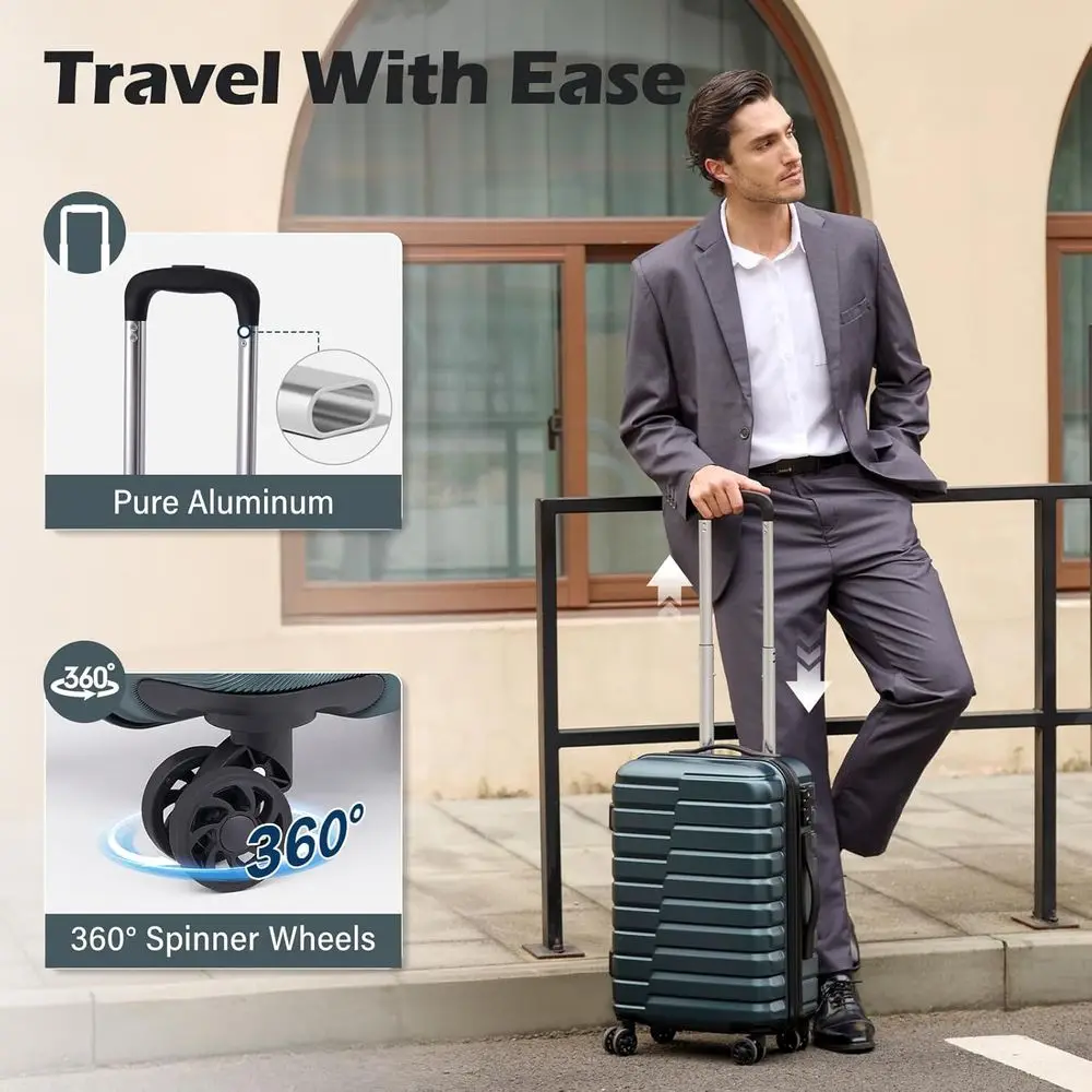 3피스 하드쉘 스피너 여행가방 세트, 확장형 대형 수하 - Expandable Hard Shell Luggage Set 리뷰 및 가격