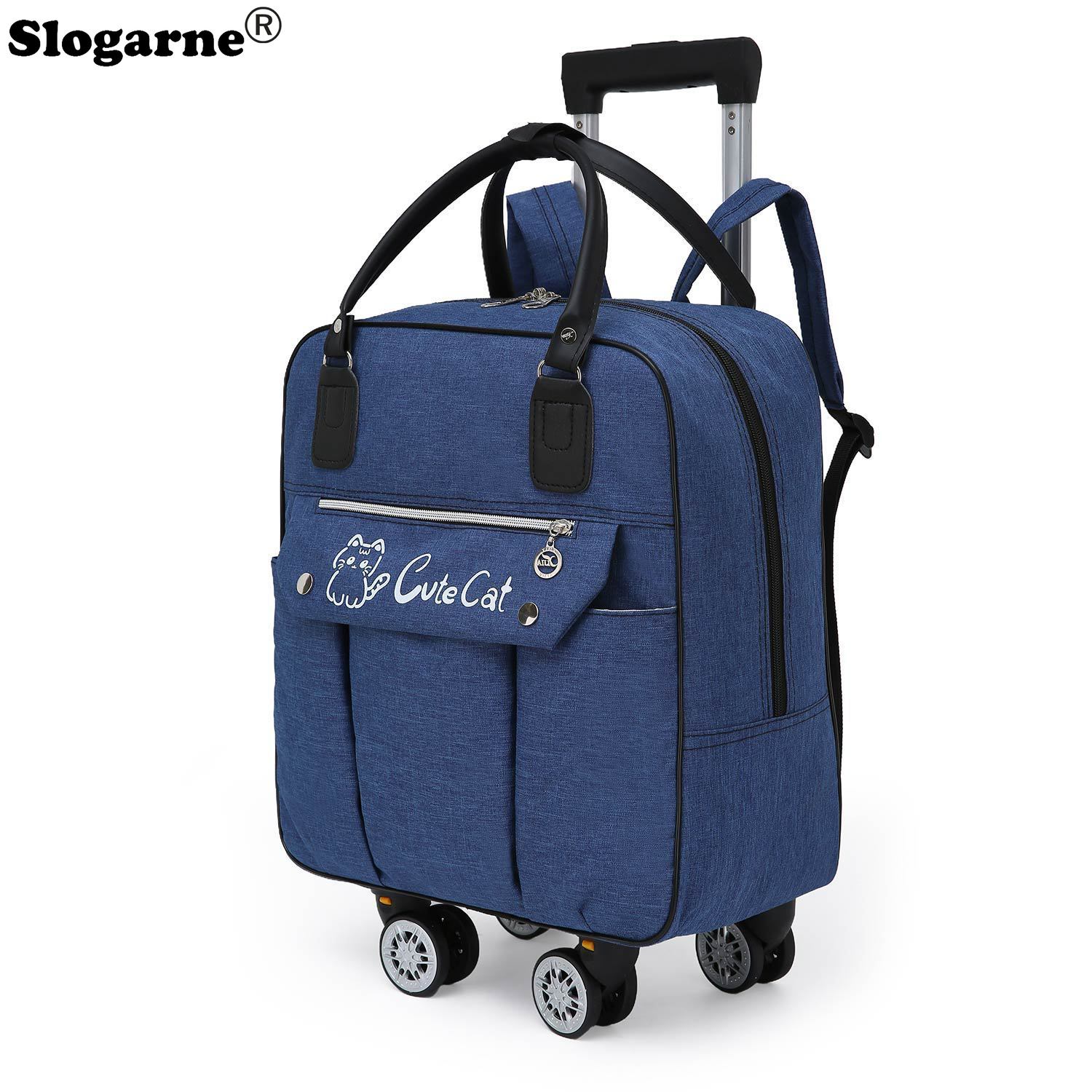 트롤리 대용량 여행 가방 바퀴 회 전자 수하물 휴대용  - Foldable Rolling Luggage Bag 리뷰 및 가격
