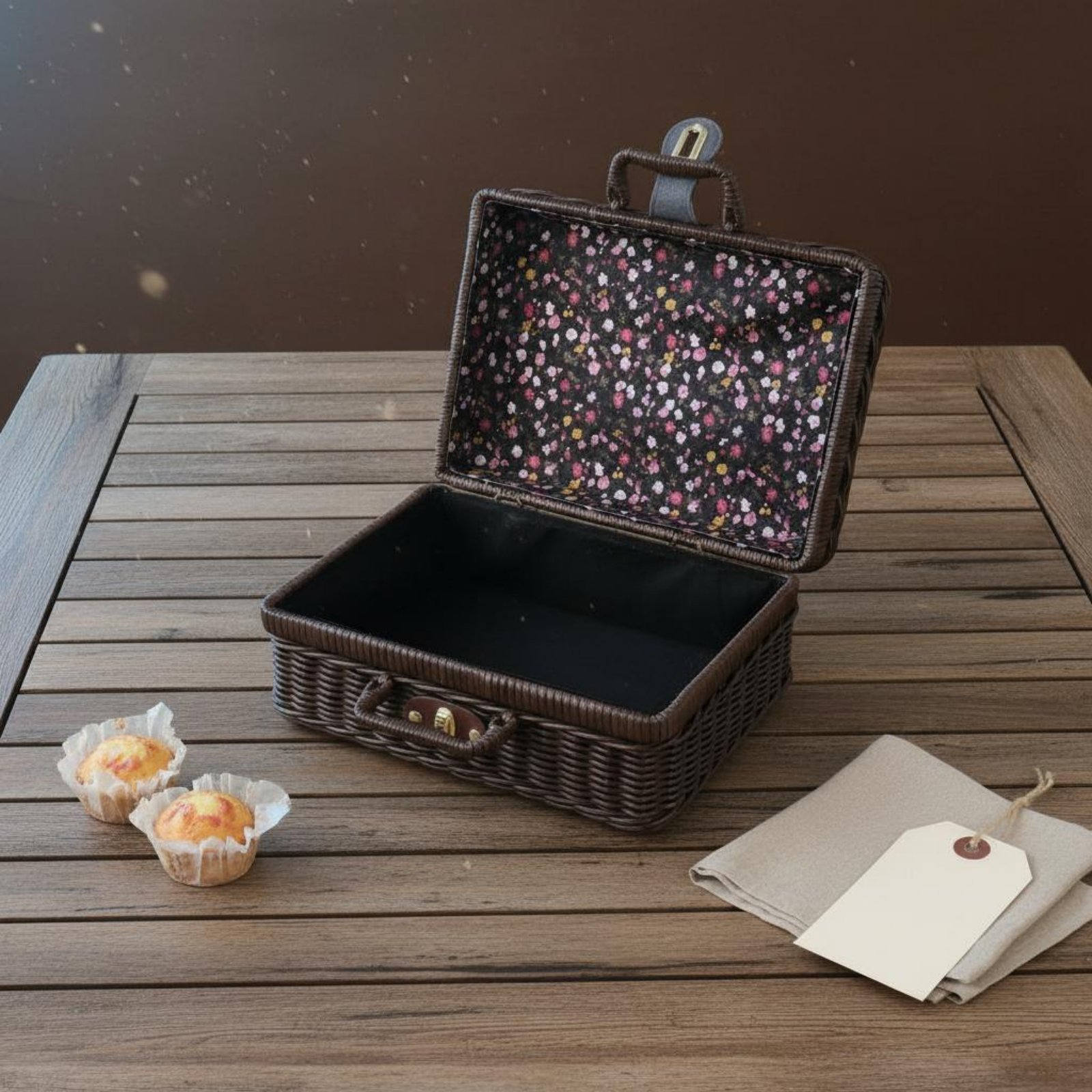 손잡이가 있는 빈티지 디자인 여행 가방 짠 직조 여행  - Retro Vintage Trunk Suitcase 리뷰 및 가격
