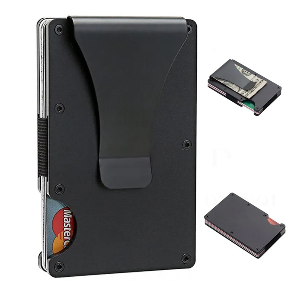 알루미늄 합금 RFID 차단 카드 홀더 초슬림 도난 방 - Wallets 리뷰 및 가격