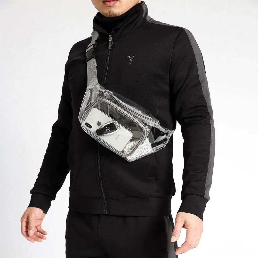 투명 PVC 다용도 컬러 조절 벨트백 방수 핸즈프리 경 - Handbags 리뷰 및 가격