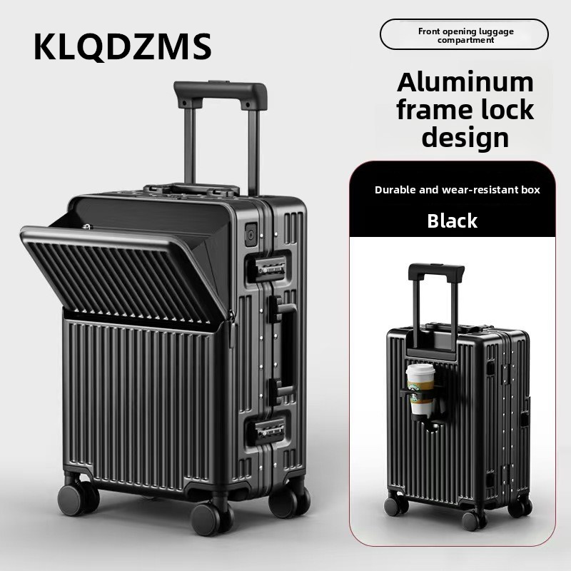 KLQDZMS 다기능 여행 가방 전면 개방형 탑승 가방 - Front Opening Laptop Luggage 24 Inch 리뷰 및 가격