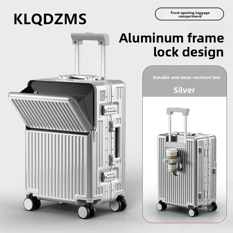 KLQDZMS 다기능 여행 가방 전면 개방형 탑승 가방 - Front Opening Laptop Luggage 24 Inch 리뷰 및 가격