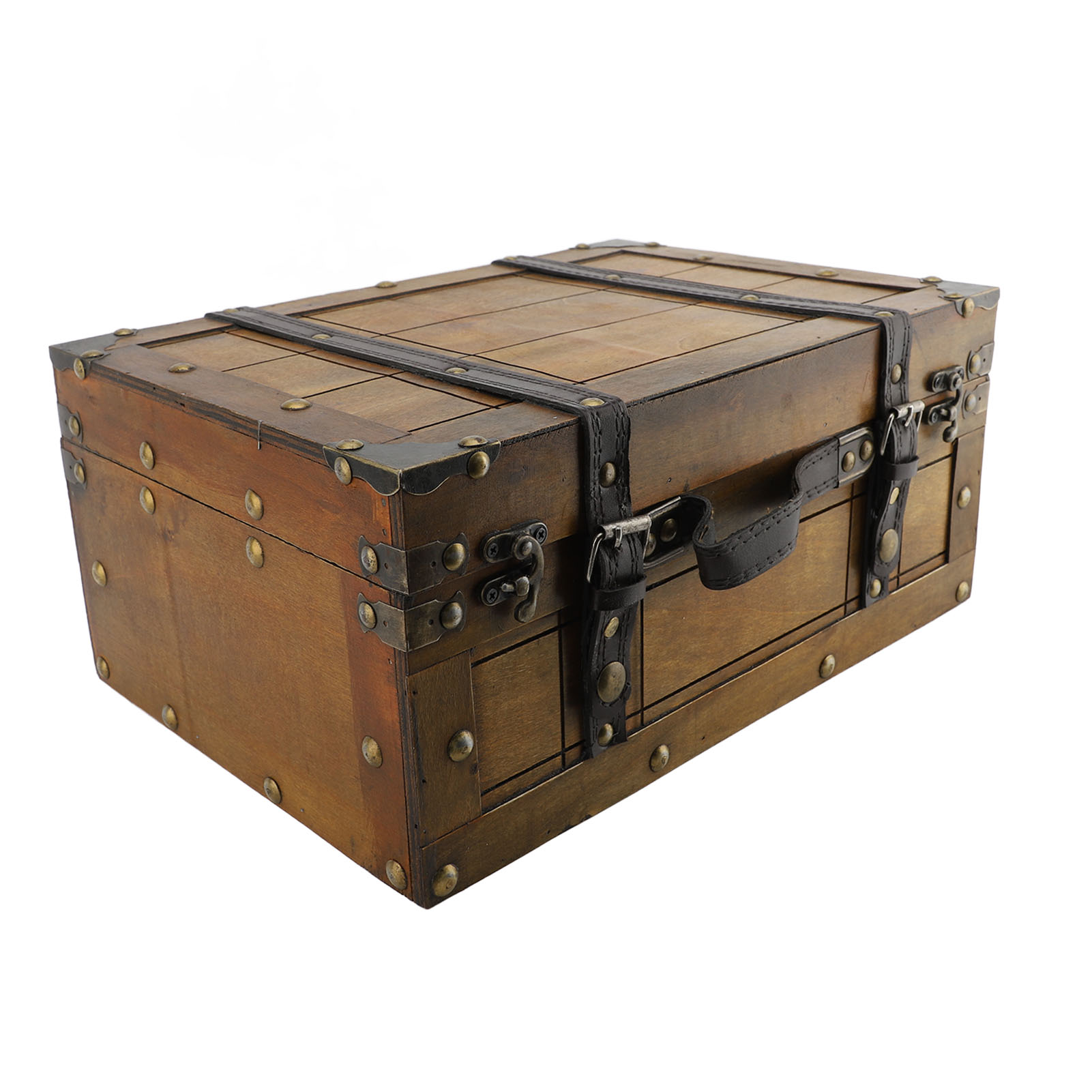 레트로 스타일 합성 목재 빈티지 우아한 장식용 수납 상 - Retro Vintage Trunk Suitcase 리뷰 및 가격