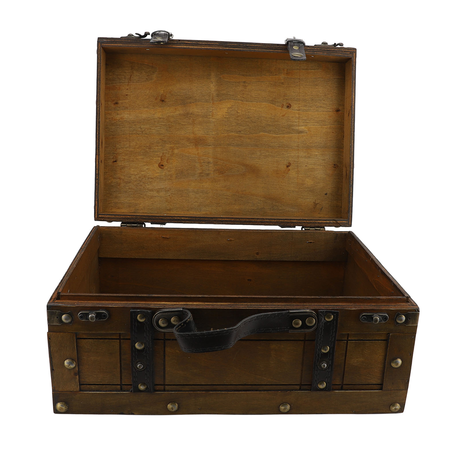 레트로 스타일 합성 목재 빈티지 우아한 장식용 수납 상 - Retro Vintage Trunk Suitcase 리뷰 및 가격