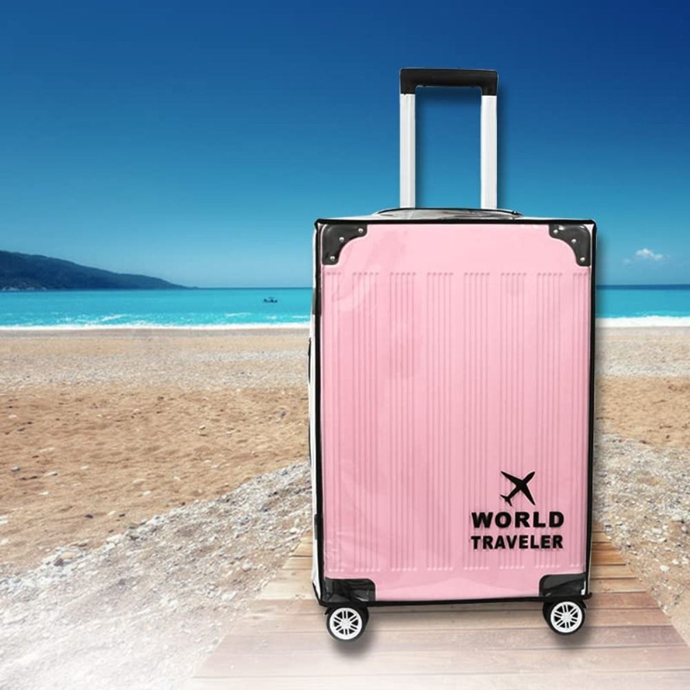 PVC 투명 수하물 커버 방수 방진 수하물 보관 커버  - Waterproof Suitcase Cover Protector 리뷰 및 가격