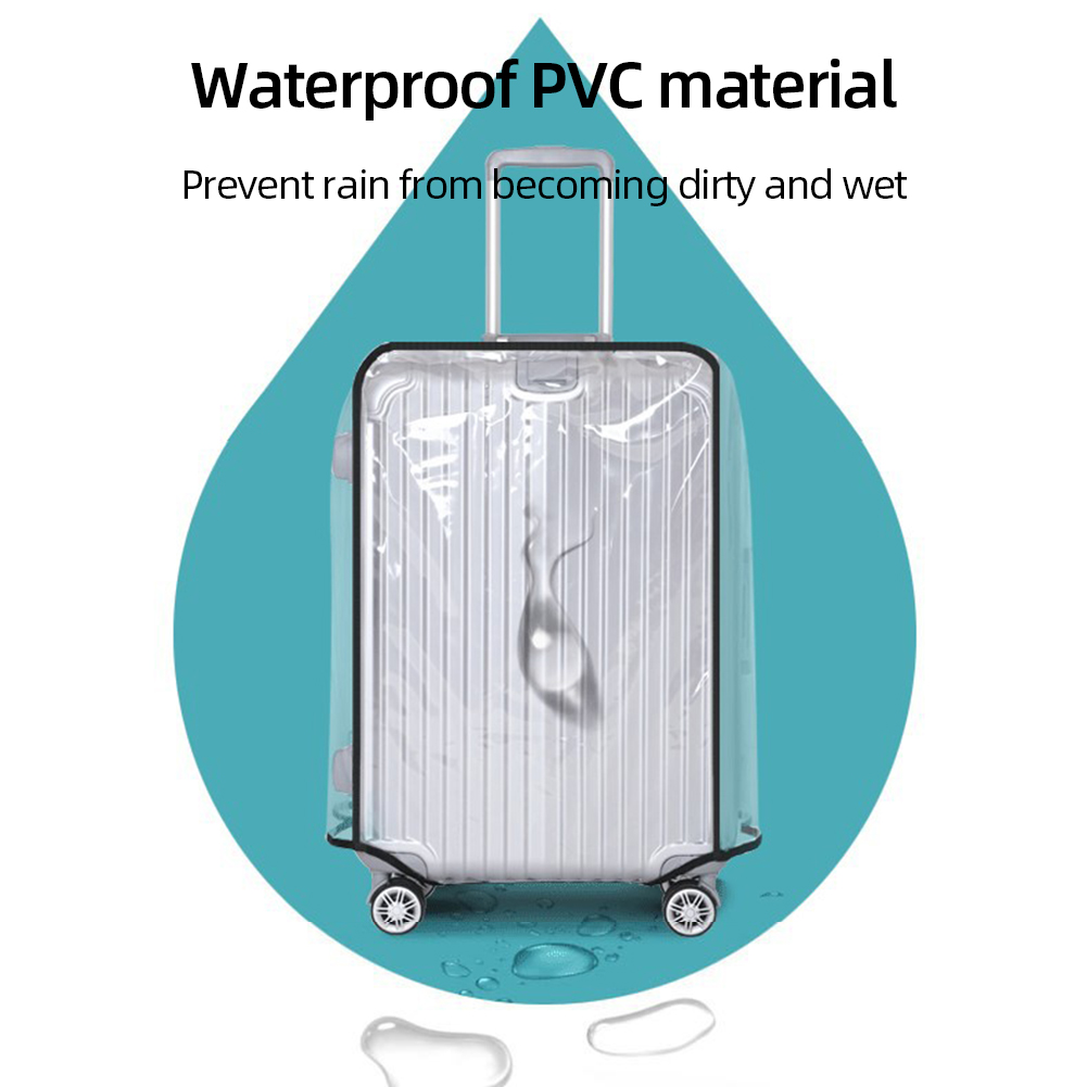 18-30인치 투명 여행 가방 커버 보호대, 방수 트롤 - Waterproof Suitcase Cover Protector 리뷰 및 가격