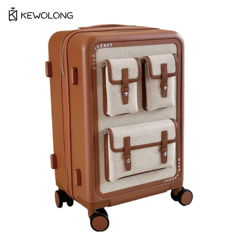 빈티지 캔버스 스피너 여행가방 20/24인치, 레트로  - Spinner Wheel Rolling Suitcase 20 Inch 리뷰 및 가격