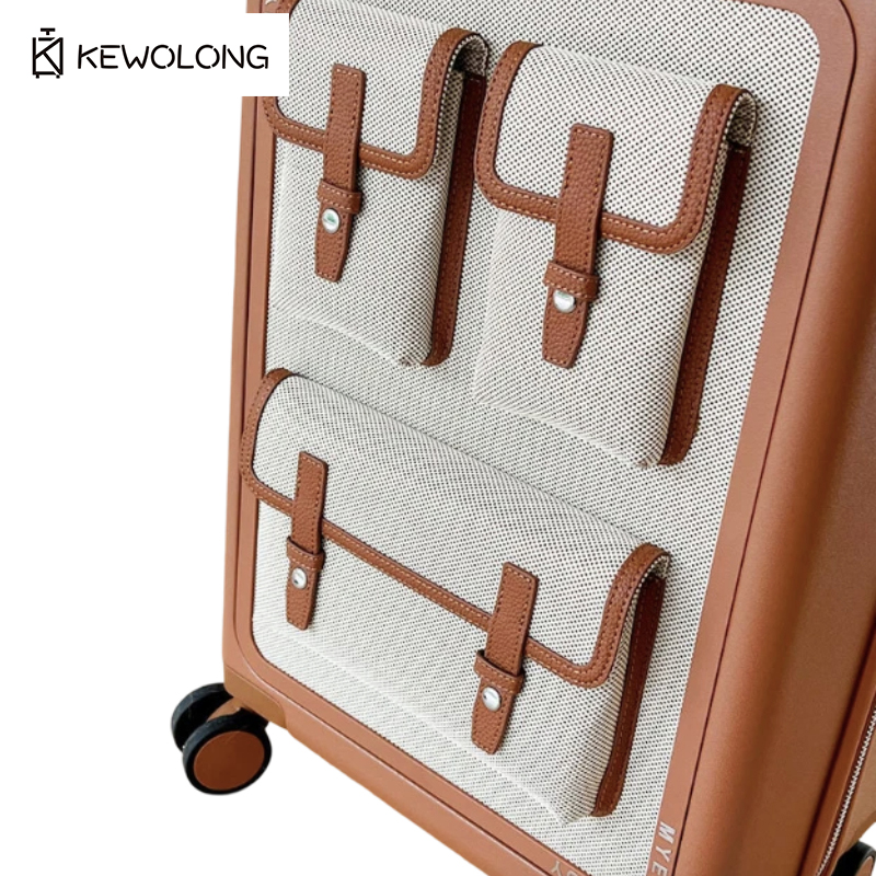 빈티지 캔버스 스피너 여행가방 20/24인치, 레트로  - Spinner Wheel Rolling Suitcase 20 Inch 리뷰 및 가격