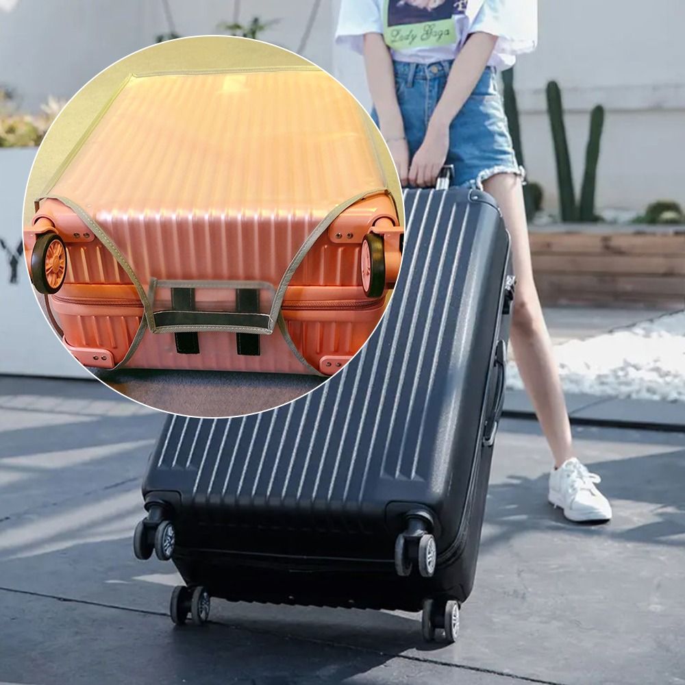 16-28인치 여행용 수하물 커버 투명 PVC 수하물  - Waterproof Suitcase Cover Protector 리뷰 및 가격