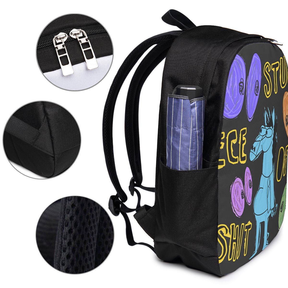 만화 보잭 호스맨 멍청한 똥 같은 짓난 가방 배낭 여행 - Travel Bags 리뷰 및 가격