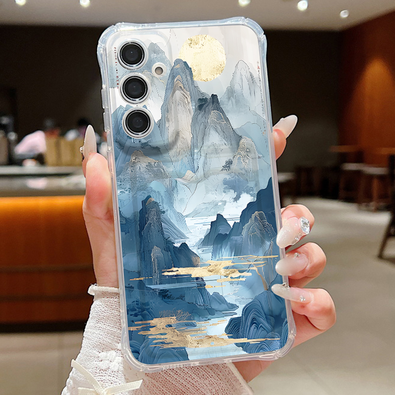 산악 풍경 패턴 폰 케이스 삼성 갤럭시 S25 FE S - Wallets 리뷰 및 가격