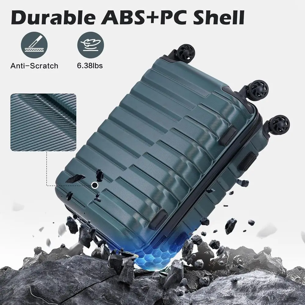 3피스 하드쉘 스피너 러기지 세트, 확장형 대형 여행  - Expandable Hard Shell Luggage Set 리뷰 및 가격