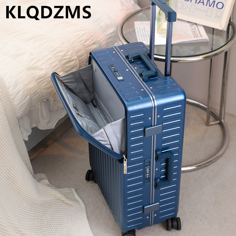 KLQDZMS 휴대용 여행 가방 전면 개방형 탑승 박스 - Front Opening Laptop Luggage 24 Inch 리뷰 및 가격